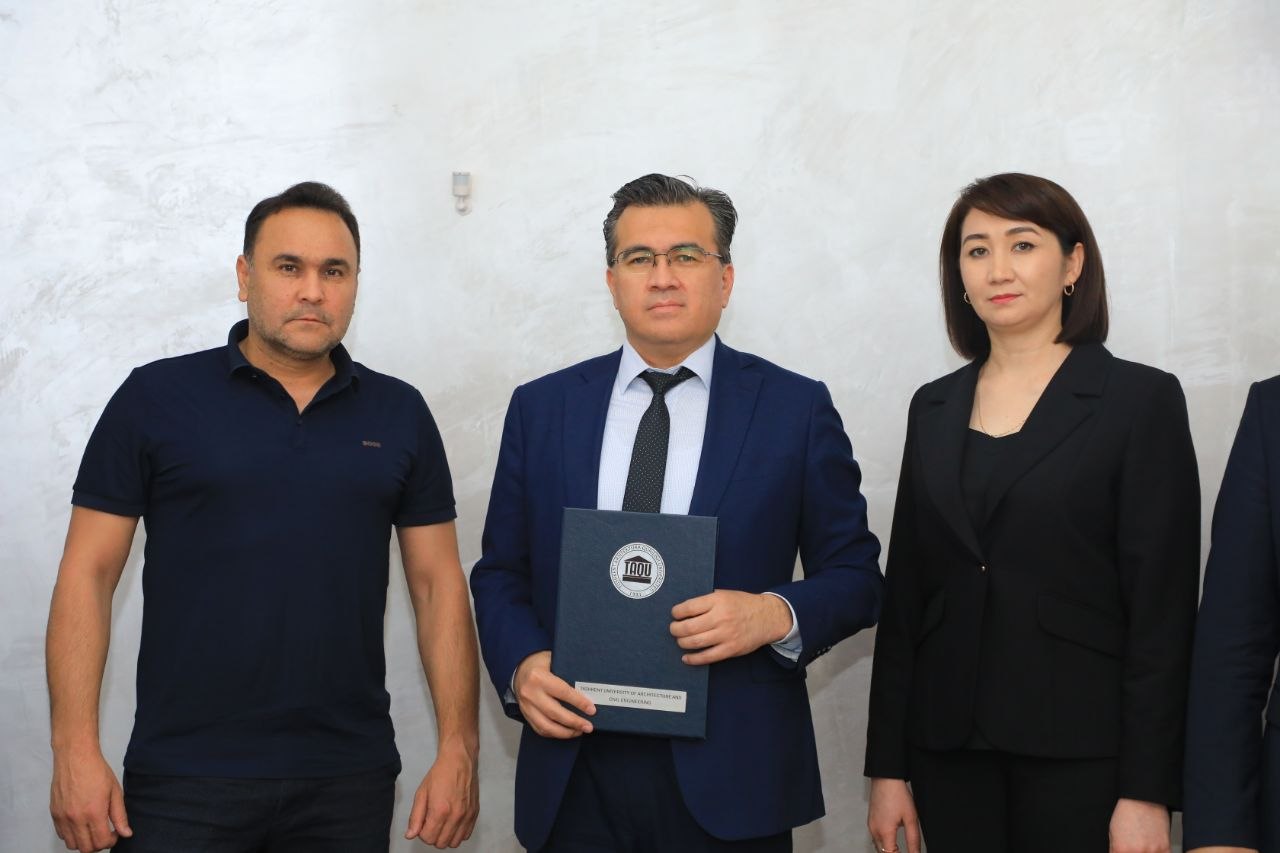 TOSHKENT ARXITEKTURA-QURILISH UNIVERSITETI va “OPTIMAL ARCHITECT GROUP” o‘rtasida memorandum imzolandi